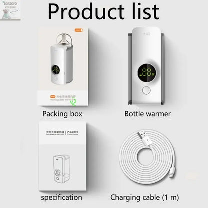 Portable Baby Bottle Warmer Innovative Portable Bottle Warmer Easy Carry Perfect for Keeping Milk Warm During Outings 066B Lonzaro Kids