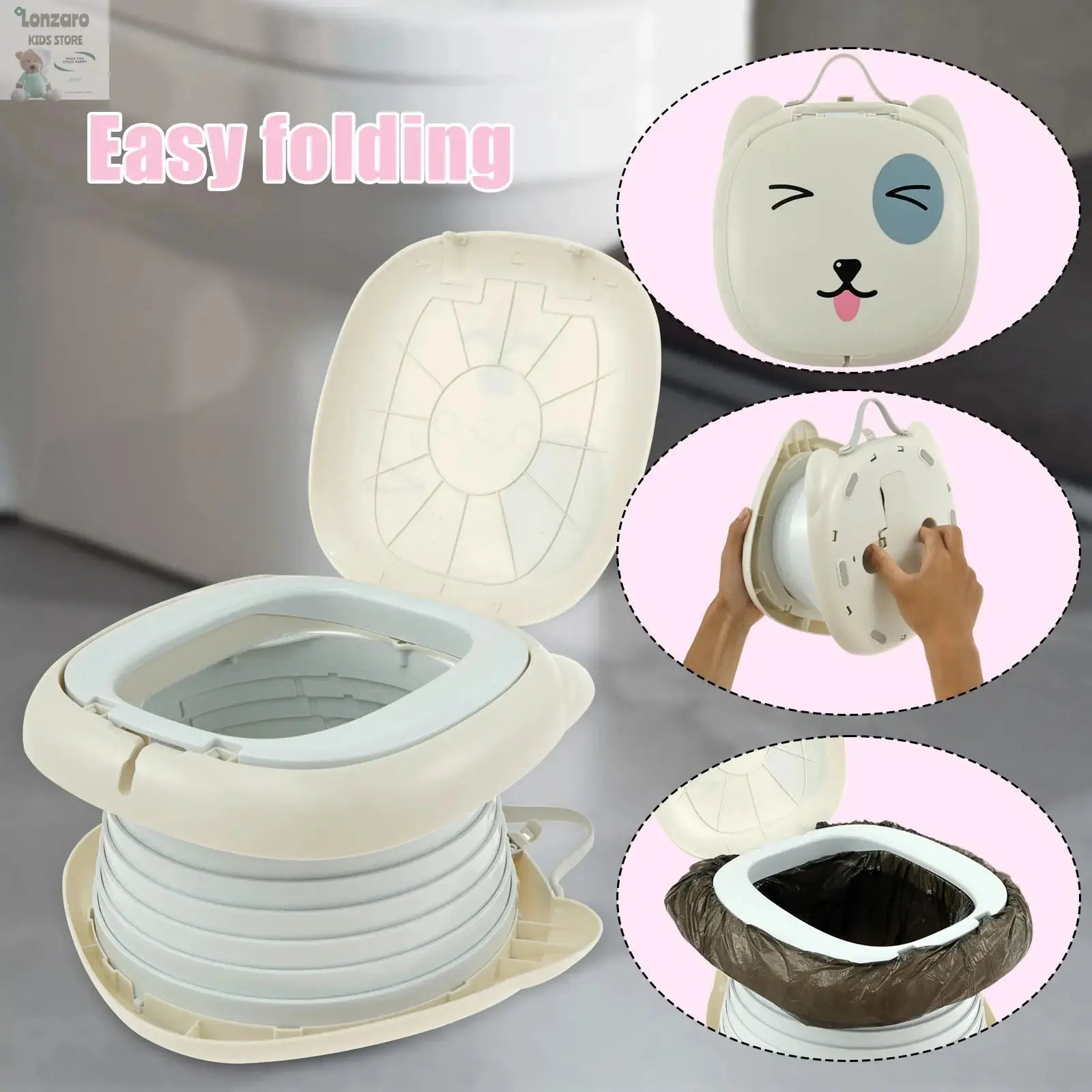 Draagbaar Baby Toilet Anti-slip Kids Training - Lonzaro Kids