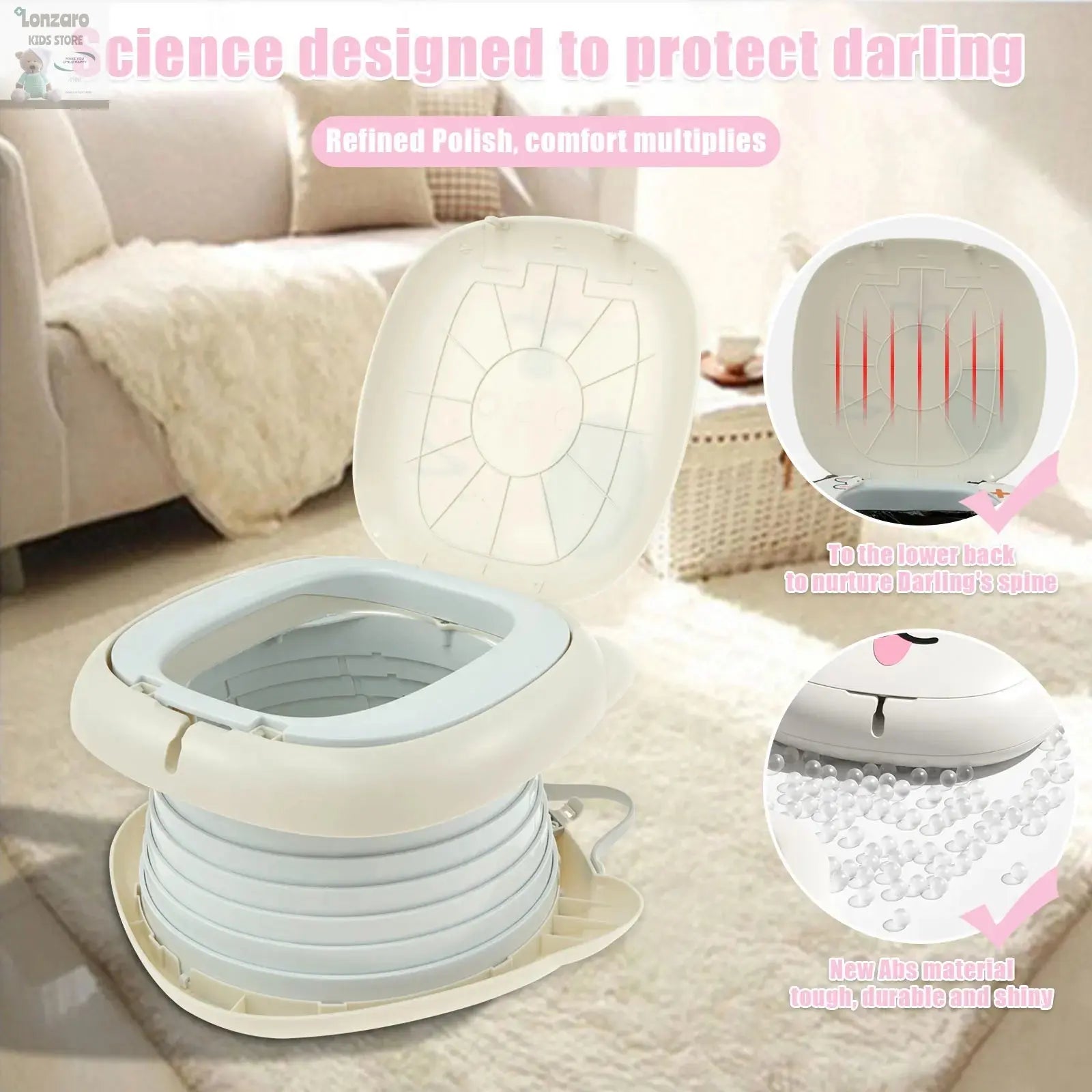 Draagbaar Baby Toilet Anti-slip Kids Training - Lonzaro Kids