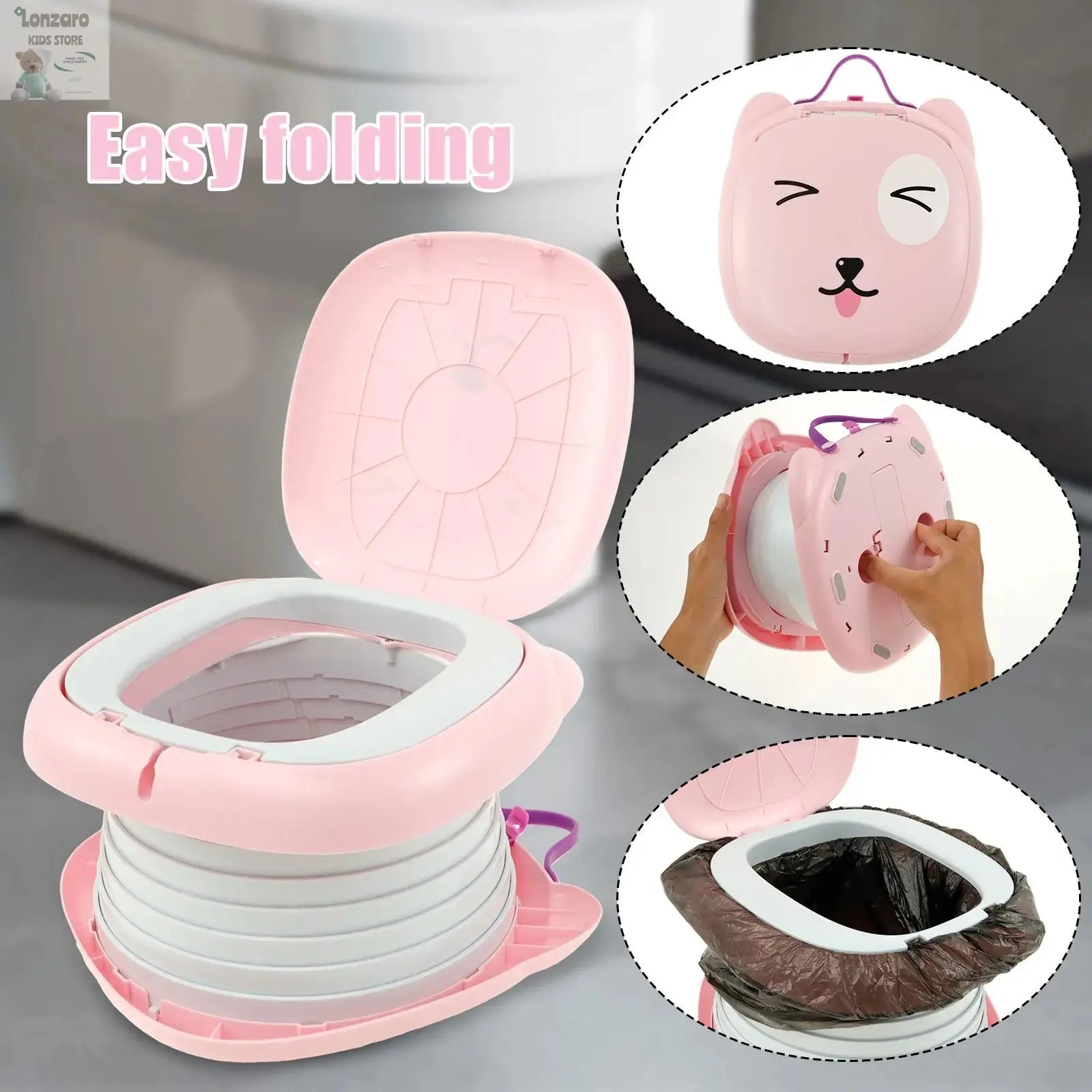 Draagbaar Baby Toilet Anti-slip Kids Training - Lonzaro Kids