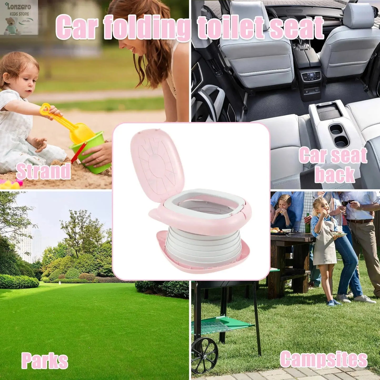 Draagbaar Baby Toilet Anti-slip Kids Training - Lonzaro Kids