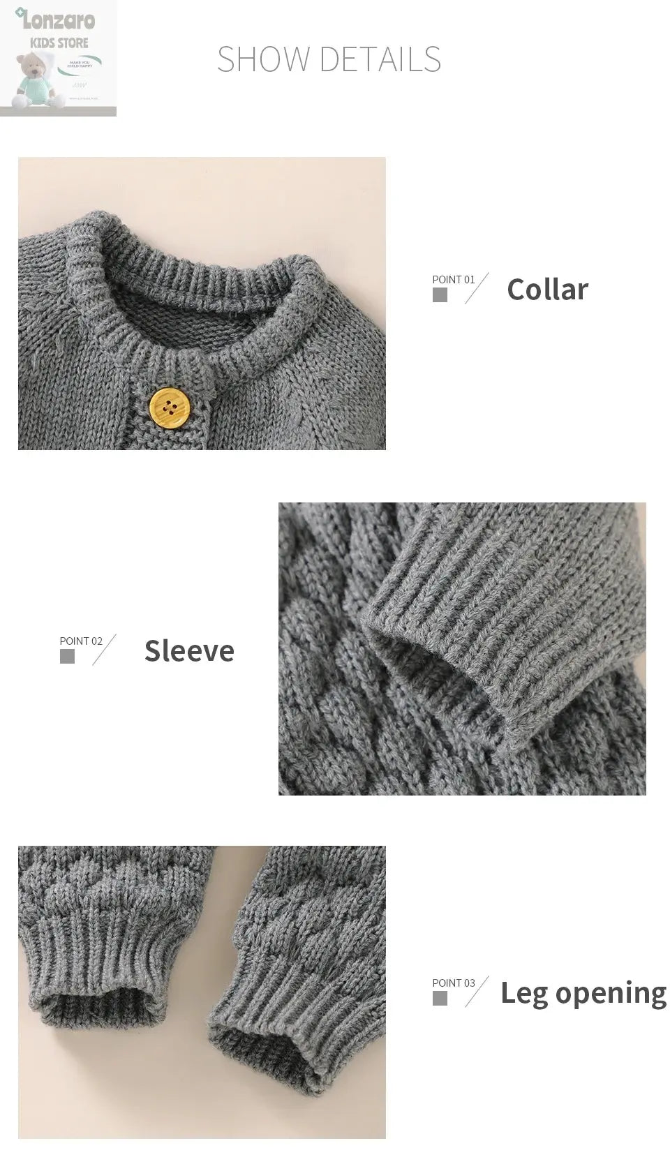 Rompers voor Baby’s Herfst & Winter - Lonzaro Kids
