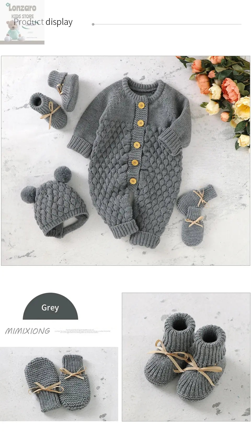 Rompers voor Baby’s Herfst & Winter - Lonzaro Kids