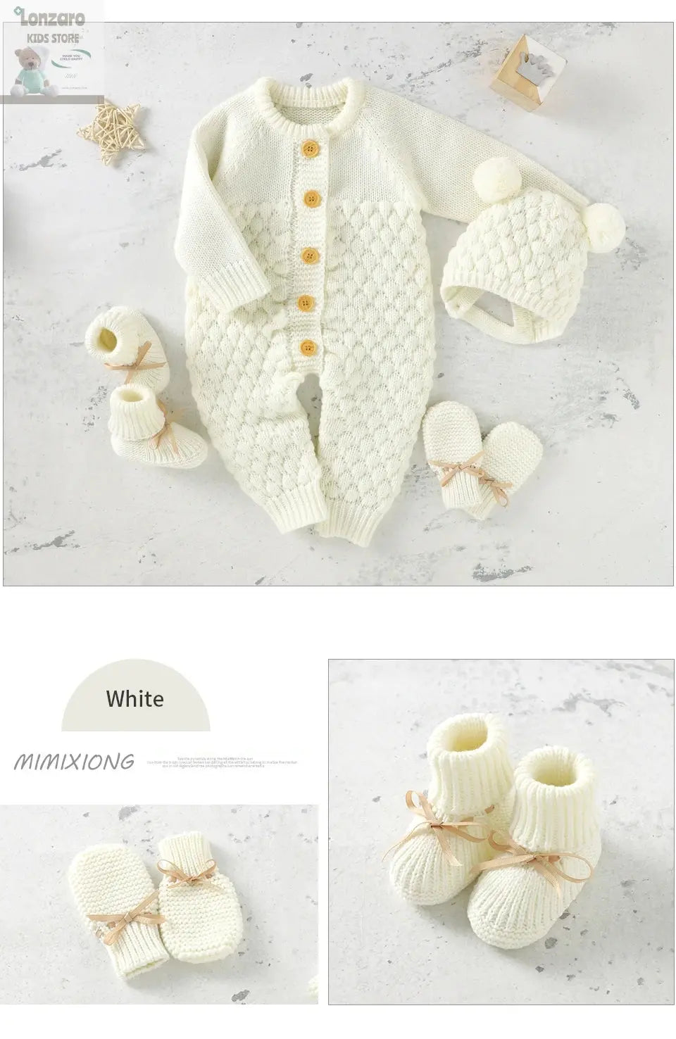 Rompers voor Baby’s Herfst & Winter - Lonzaro Kids