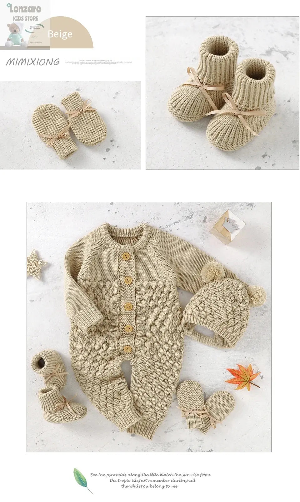Rompers voor Baby’s Herfst & Winter - Lonzaro Kids