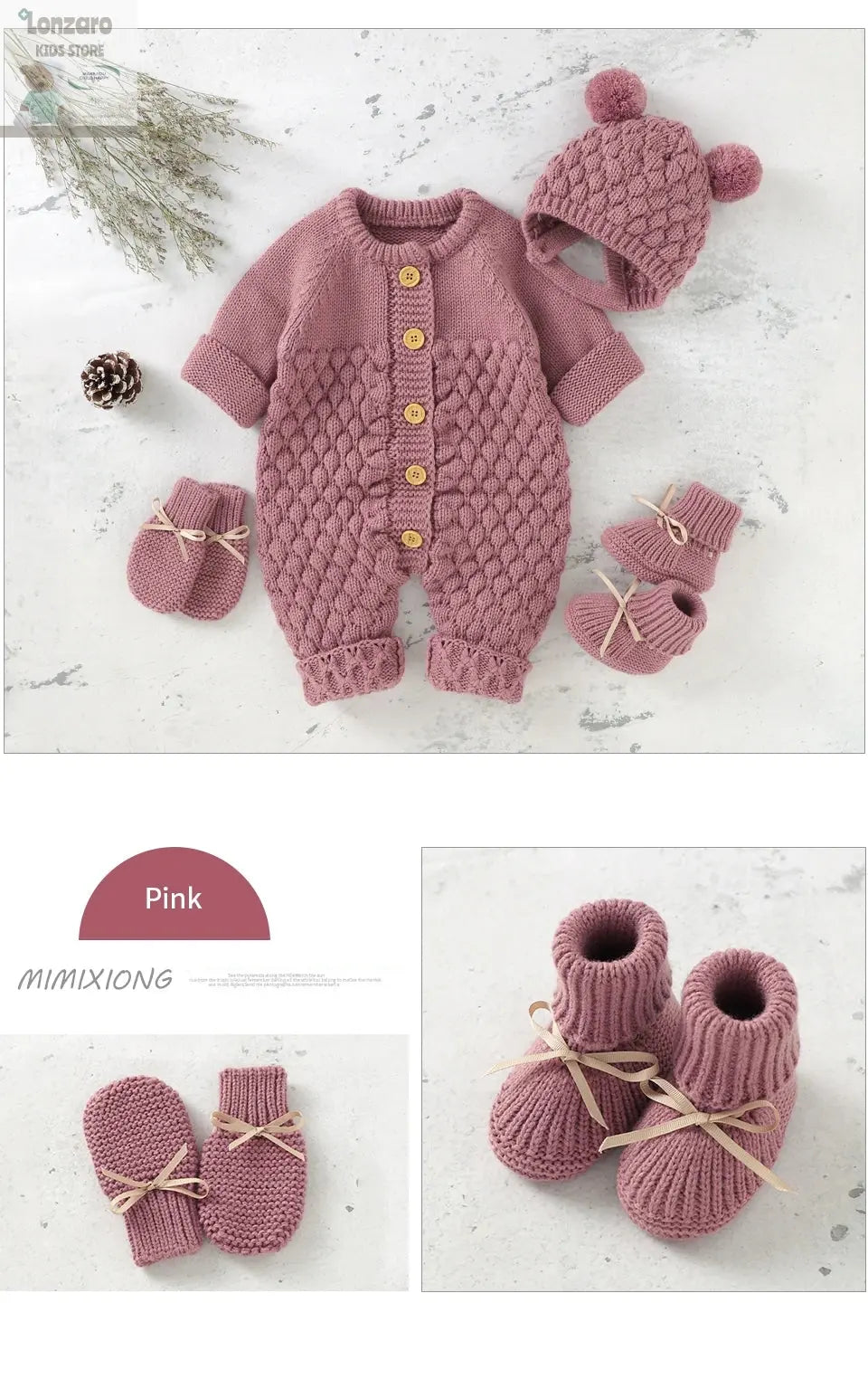 Rompers voor Baby’s Herfst & Winter - Lonzaro Kids