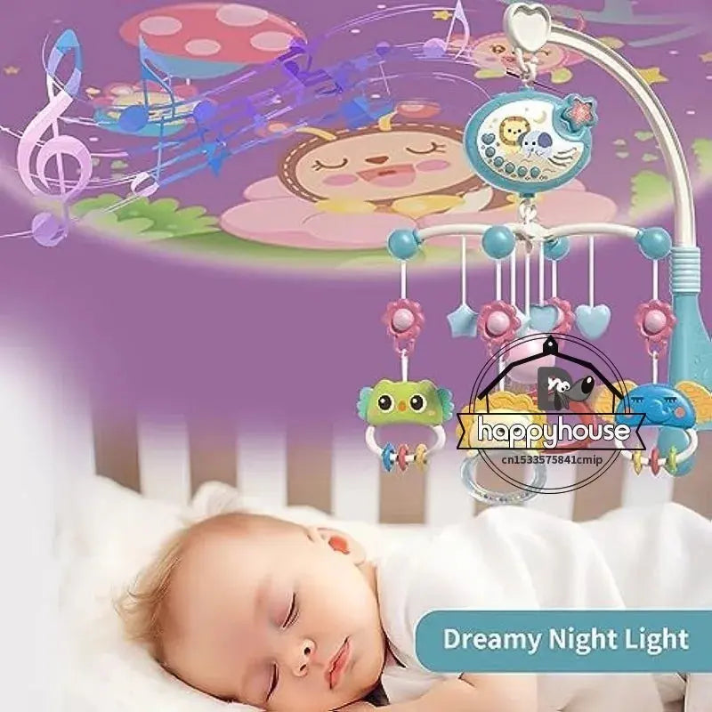 Musical Baby Crib Mobile with Lights Music Projection for Infants Remote Control Crib Toys for Newborn Baby Mobile for Crib Toys Lonzaro Kids