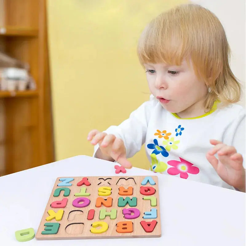 Houten Montessori Puzzel - Lonzaro Kids Online