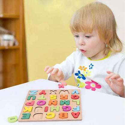 Houten Montessori Puzzel - Lonzaro Kids Online