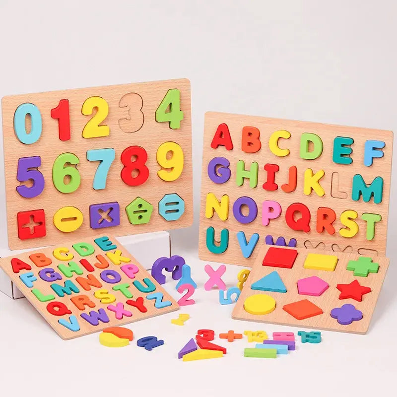 Houten Montessori Puzzel - Lonzaro Kids Online