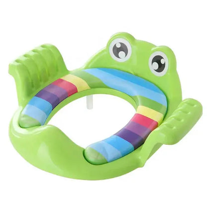Baby Child Potty Toilet Trainer Seat Step Stool Ladder Adjustable Training Chair comfortable cartoon cute toilet seat for childr Lonzaro Kids