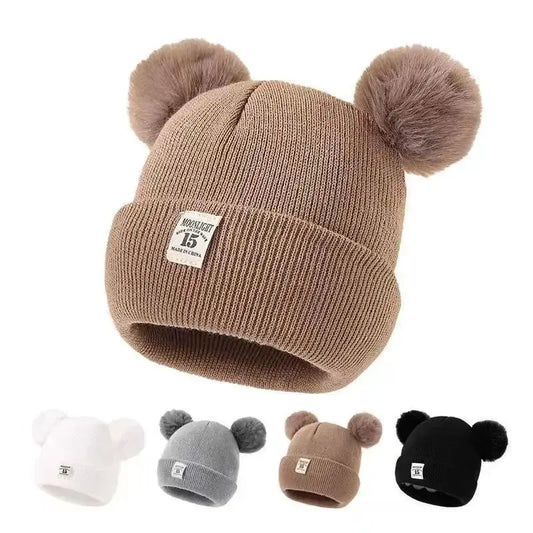 Schattige Gebreide Winter Muts voor Baby - Lonzaro Kids