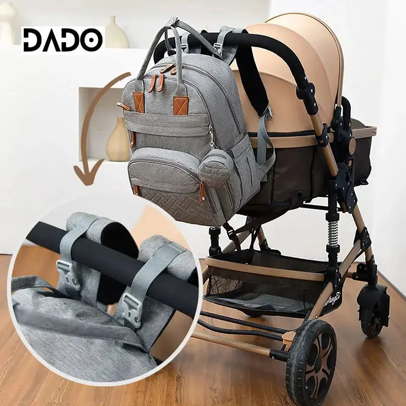 Diaper Bag Backpack Baby Essentials Travel Tote Multifunction Waterproof with Changing Station Pad Stroller Straps Big for Mommy Lonzaro Kids