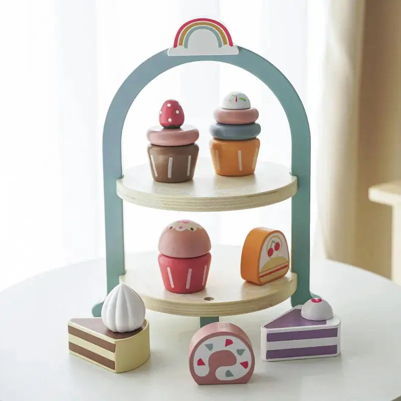 Koninklijke Theetijd Speelset - Houten Keuken Speelgoed - Lonzaro Kids