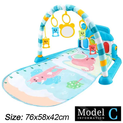Geluidrijke Babygym & Speelmat van Luck City - Lonzaro Kids 