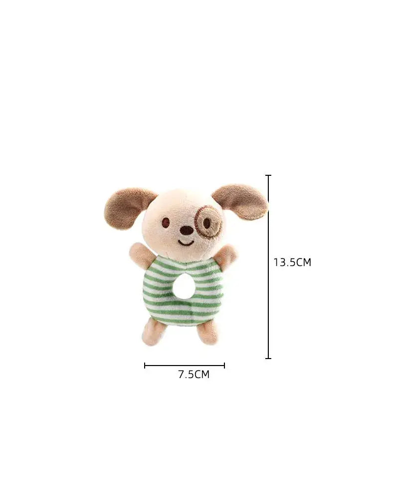 New Baby Rattle Toys Cartoon Animals Plush Infant Hand Ring Bed Toys for Newborn 0-24 Months Toddler Early Educational Toy Lonzaro Kids