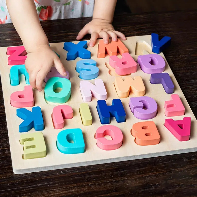 Houten Montessori Puzzel - Lonzaro Kids Online