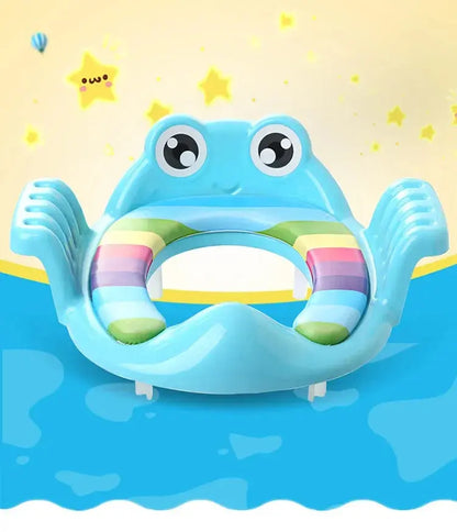 Baby Child Potty Toilet Trainer Seat Step Stool Ladder Adjustable Training Chair comfortable cartoon cute toilet seat for childr Lonzaro Kids