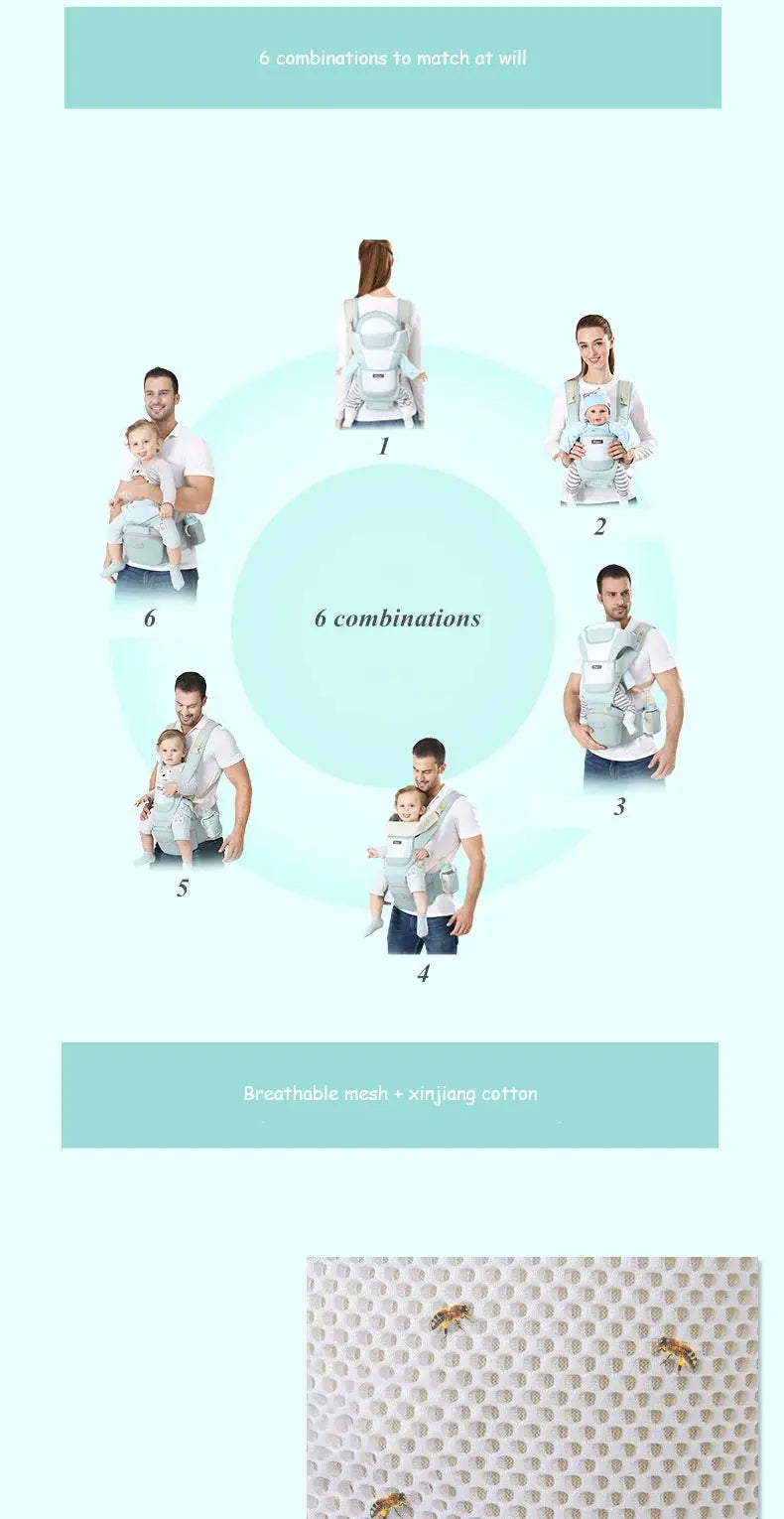 Multifunctionele Baby draagzak - Lonzaro Kids