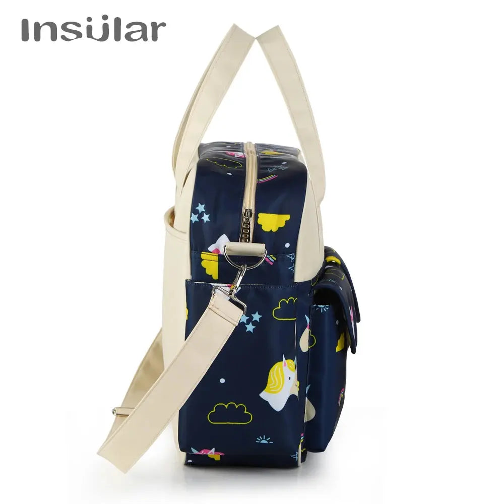 New Style Waterproof Diaper Bag Large Capacity Messenger Travel Bag Multifunctional Maternity Mother Baby Stroller Bags Lonzaro Kids