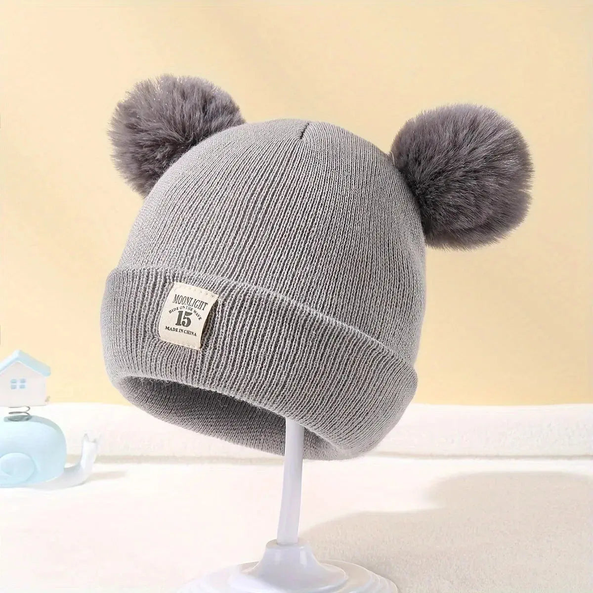 Schattige Gebreide Winter Muts voor Baby - Lonzaro Kids
