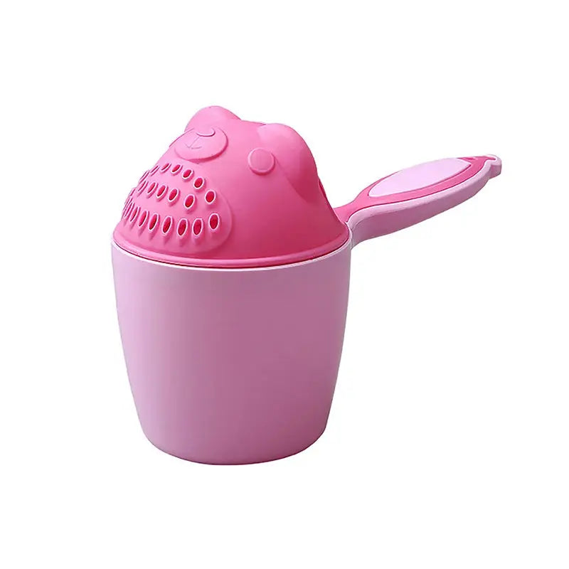 Cute Cartoon Baby Shower Shampoo Cup Kids Bathing Toys Bathroom Shower Shampoo Rinse Cup Hair Washing Spoon With Handle Lonzaro Kids
