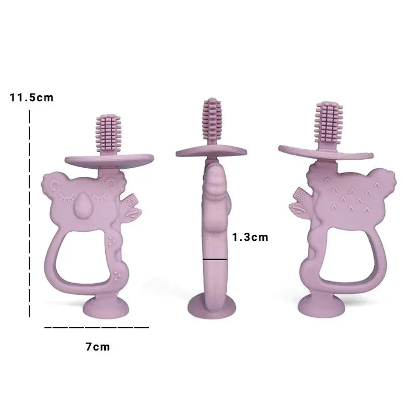 Koala Silicone Tandenborstel - Veilige Kauw speelgoed - Lonzaro Kids