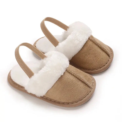 Spring and Winter Baby Shoes Cute Indoor Baby Fluffy Slippers Baby Toddler Boys and Girls Shoes Sandals First Step Walker 0-18M Lonzaro Kids