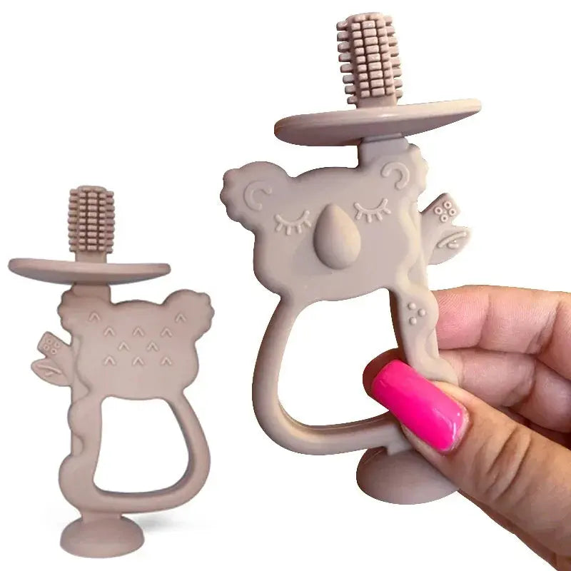 Koala Silicone Tandenborstel - Veilige Kauw speelgoed - Lonzaro Kids