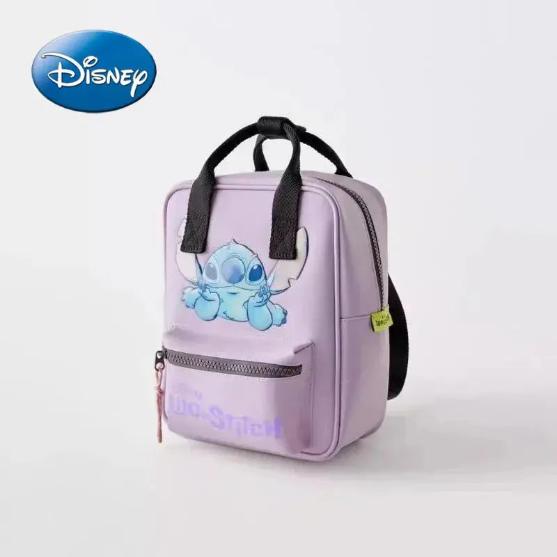 Disney Cartoon Mickey Mouse Cute Fashion Backpack Women's Minnie Canvas School Bag Fashion Large Capacity Backpack Girls Mochila Lonzaro Kids