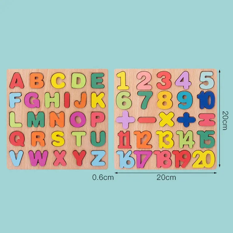 Houten Montessori Puzzel - Lonzaro Kids Online