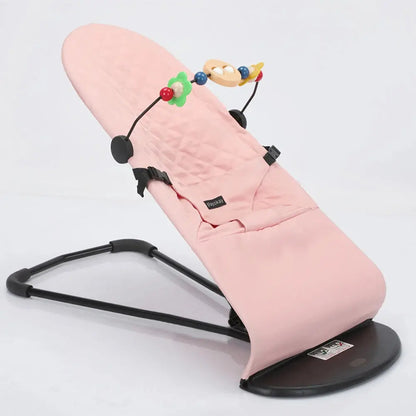 Baby Rocking Chair with Toys Foldable Swing Chair for Babies & Toddlers Three-speed Height Adjustment Baby Comfort Chair Lonzaro Kids