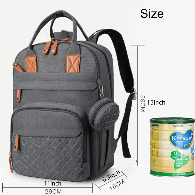 Diaper Bag Backpack Baby Essentials Travel Tote Multifunction Waterproof with Changing Station Pad Stroller Straps Big for Mommy Lonzaro Kids