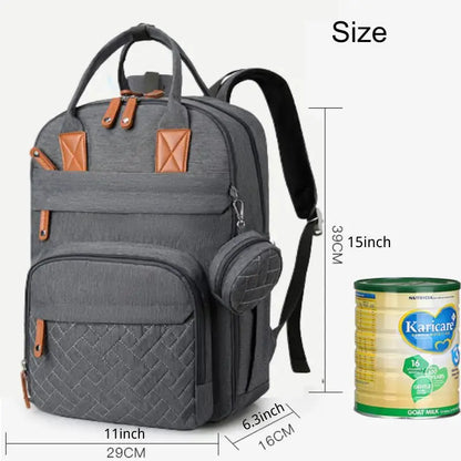 Diaper Bag Backpack Baby Essentials Travel Tote Multifunction Waterproof with Changing Station Pad Stroller Straps Big for Mommy Lonzaro Kids