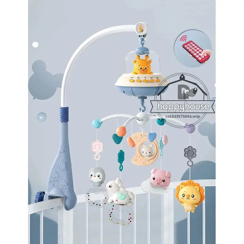 Musical Baby Crib Mobile with Lights Music Projection for Infants Remote Control Crib Toys for Newborn Baby Mobile for Crib Toys Lonzaro Kids