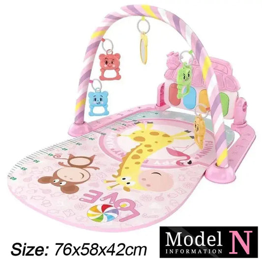 Geluidrijke Babygym & Speelmat van Luck City - Lonzaro Kids 