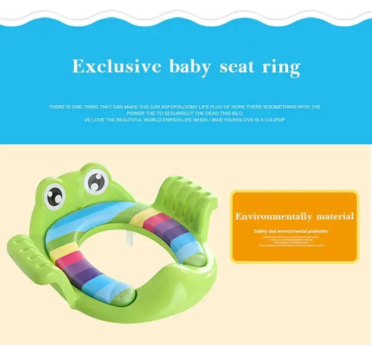 Baby Child Potty Toilet Trainer Seat Step Stool Ladder Adjustable Training Chair comfortable cartoon cute toilet seat for childr Lonzaro Kids