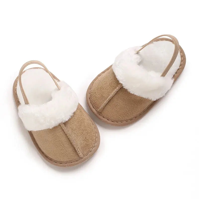 Spring and Winter Baby Shoes Cute Indoor Baby Fluffy Slippers Baby Toddler Boys and Girls Shoes Sandals First Step Walker 0-18M Lonzaro Kids