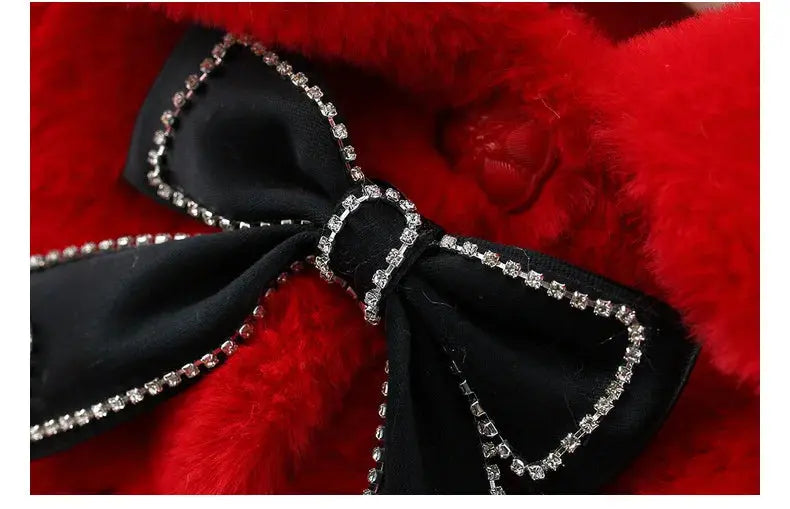 Winter Jacket For Baby Girl Clothes Fashion Christmas Princess Cloak Autumn Warm Faux Fur Girls Coat Plush Baby Outwear Lonzaro Kids