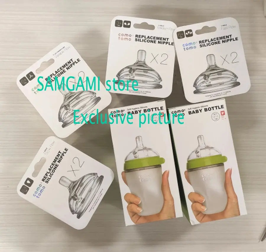 Kleurrijke Siliconen Babyflessen Set - 5 & 8 oz - Lonzaro Kids 