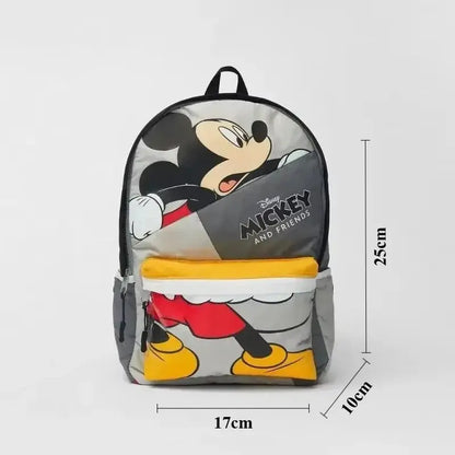 Disney Cartoon Mickey Mouse Cute Fashion Backpack Women's Minnie Canvas School Bag Fashion Large Capacity Backpack Girls Mochila Lonzaro Kids