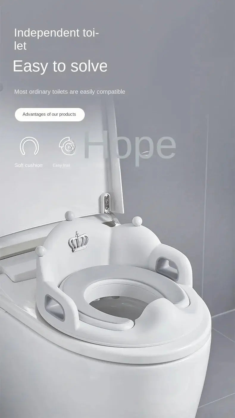 Baby and Child Toilet Seat Ring Female Baby and Little Boy Cushion Bedpan Cover Children's Toilet Household Auxiliary Toilet Lonzaro Kids