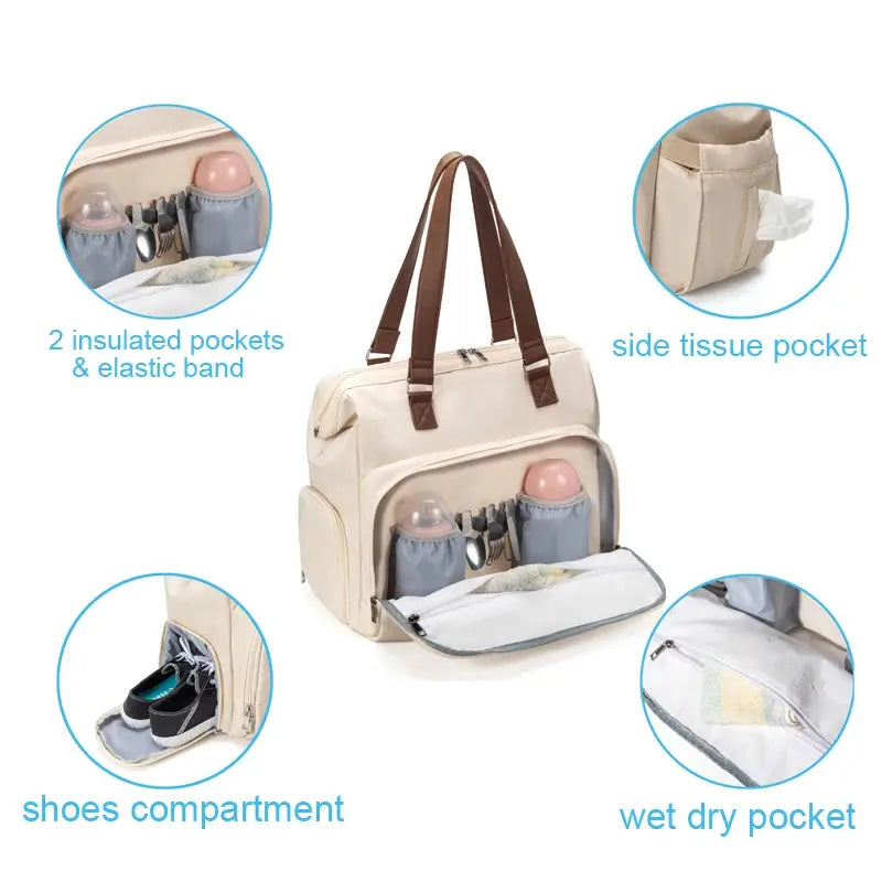 PANGDUBE Luxe 3-in-1 Luiertas Set - Lonzaro Kids