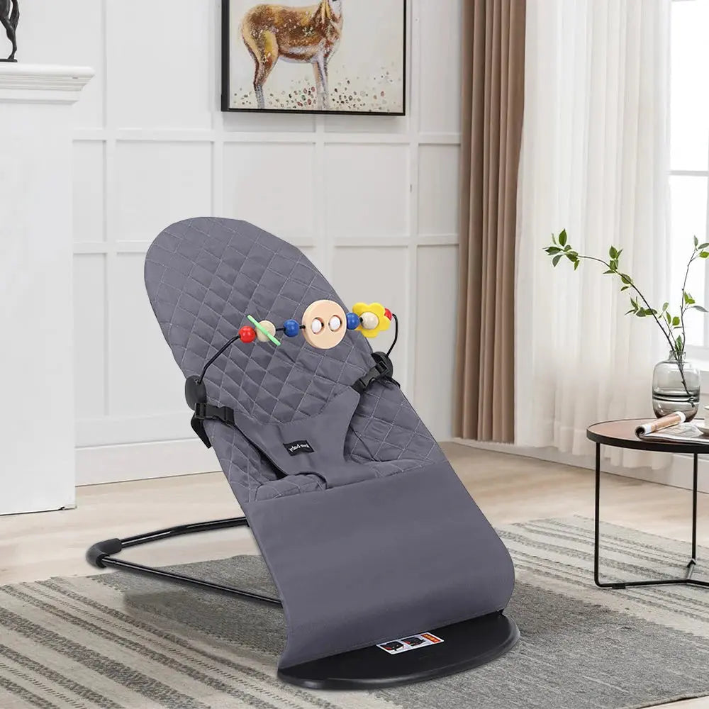 Baby Rocking Chair with Toys Foldable Swing Chair for Babies & Toddlers Three-speed Height Adjustment Baby Comfort Chair Lonzaro Kids