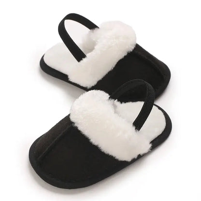 Spring and Winter Baby Shoes Cute Indoor Baby Fluffy Slippers Baby Toddler Boys and Girls Shoes Sandals First Step Walker 0-18M Lonzaro Kids