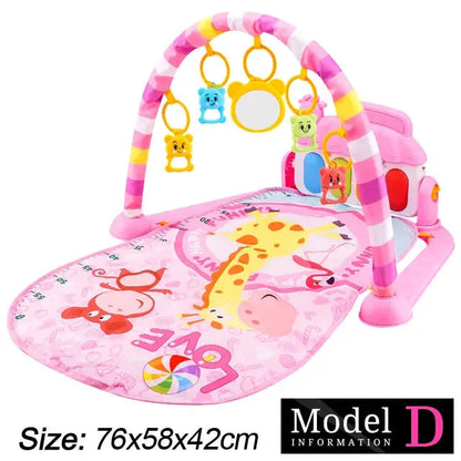 Geluidrijke Babygym & Speelmat van Luck City - Lonzaro Kids 