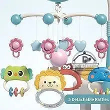 Musical Baby Crib Mobile with Lights Music Projection for Infants Remote Control Crib Toys for Newborn Baby Mobile for Crib Toys Lonzaro Kids
