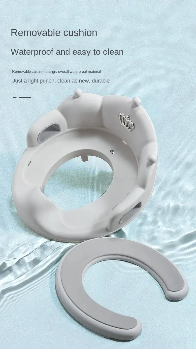 Baby and Child Toilet Seat Ring Female Baby and Little Boy Cushion Bedpan Cover Children's Toilet Household Auxiliary Toilet Lonzaro Kids