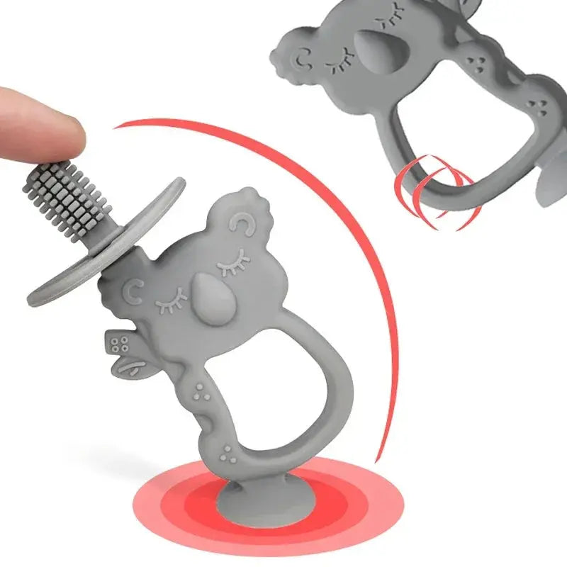 Koala Silicone Tandenborstel - Veilige Kauw speelgoed - Lonzaro Kids