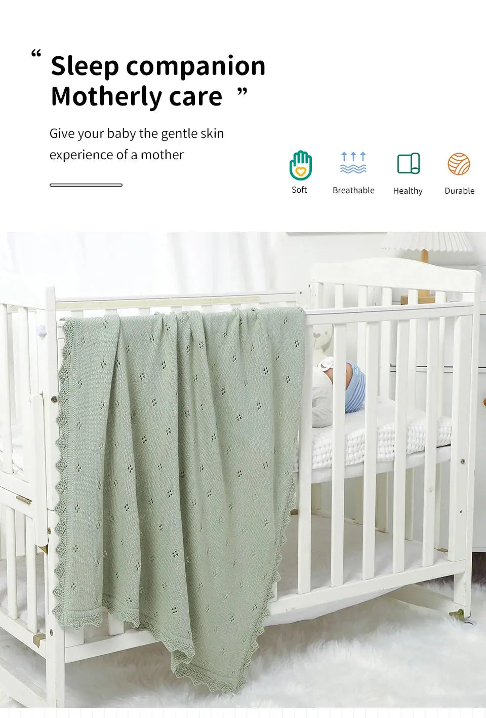Baby Blankets Knit Newborn Girls Boys Stroller Bedding Quilts Covers 90*70cm Fashion Solid Plaid Super Soft Infant Swaddle Wrap Lonzaro Kids